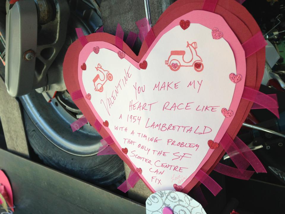 Happy Valentines Day from our friends at San Francisco Scooter Centre!